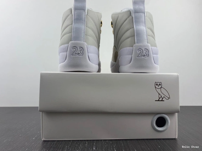 Bmlin Shoes 12 White Jordan Retro OVO 873864-102 0818
